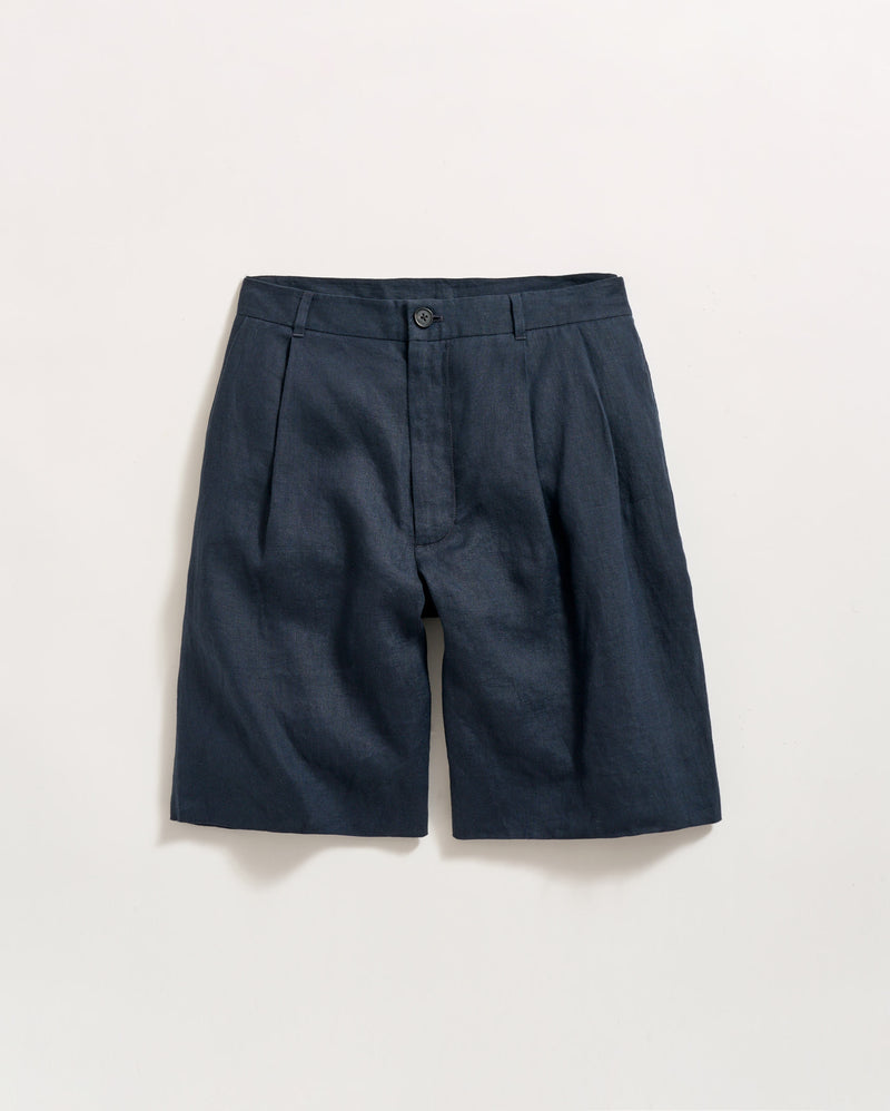Double Pleated Short