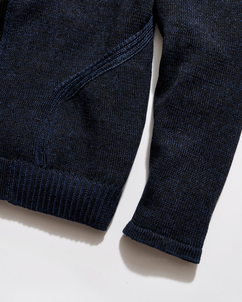 Linen Sweater Track Jacket