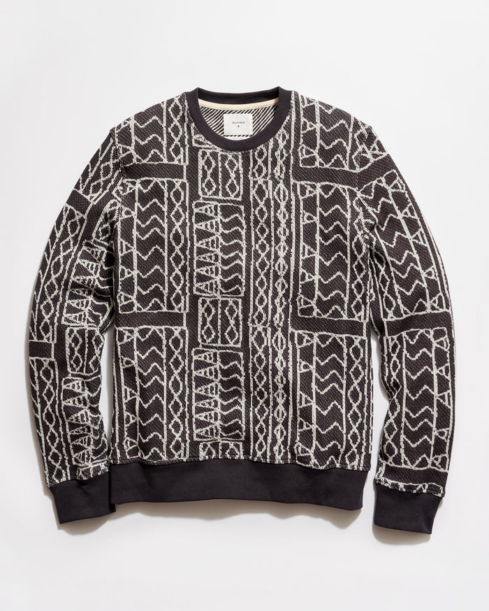 Numajiri Geo Stitch Jacquard Sweatshirt