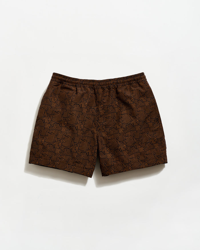 Tossed Ribbon Swim Trunk